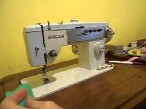 White 571 Sewing Machine - YouTube