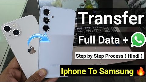 whatsapp data transfer from iphone to samsung | How to transfer data from iphone to samsung