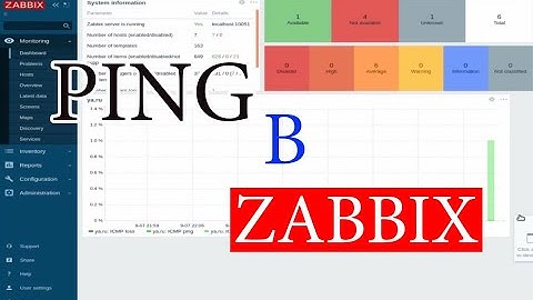 Настойка ping в Zabbix