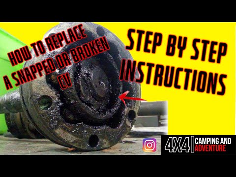 How To Replace A Damaged Or Snapped CV (Mitsubishi Triton)
