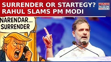 Rahul Gandhi Slams PM Modi, Says 