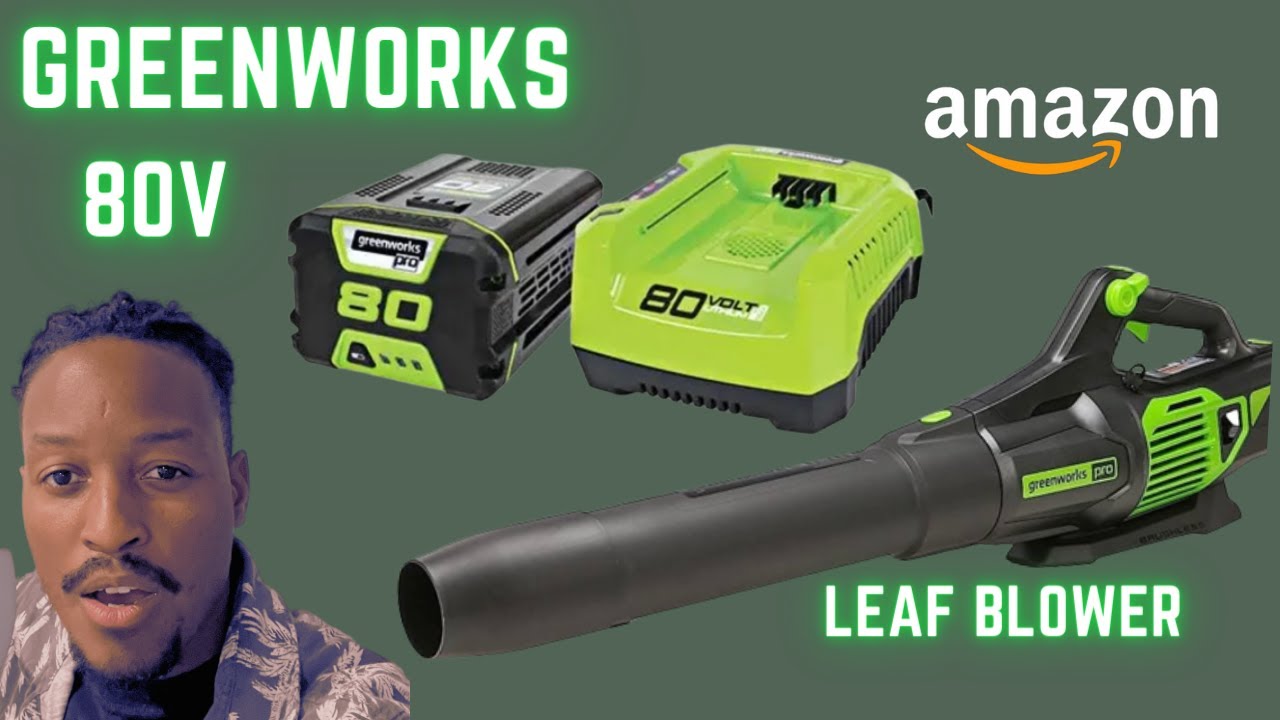 New 80V Greenworks Leaf Blower Super Powerful Unboxing YouTube