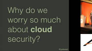 Famous Cloud Security Essentials by James Stewart #AgileIndia2018 Wealth