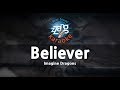 Imagine Dragons-Believer (Melody) (Karaoke Version) [ZZang KARAOKE]
