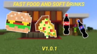 Fast Food And Soft Drinks Datapack V1.0.1 - Datapack Showcase