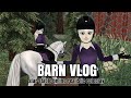 Barn Vlog | Chores & Hacking [SSO Realistic Roleplay]