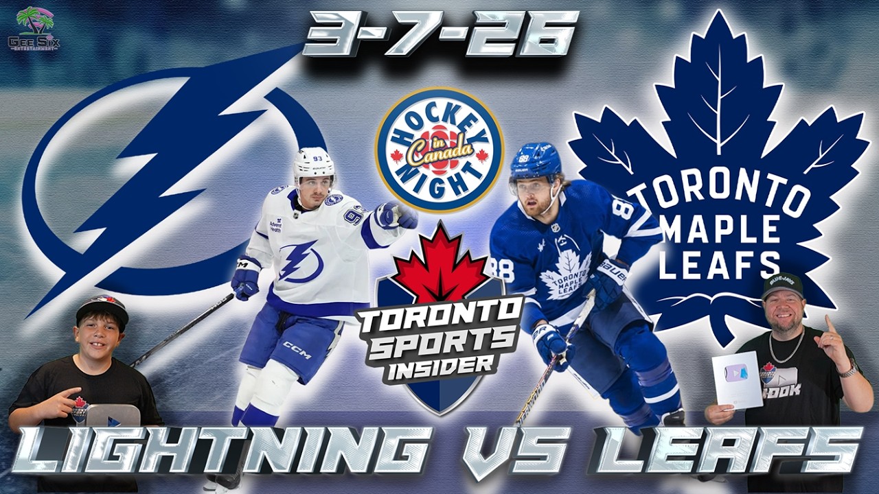Tampa Bay Lightning vs Toronto Maple Leafs LIVE 🔴 | NHL LIVE Stream Reaction & Play By Play