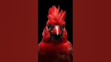 Midjourney v5.1 Stylize Parameter Test on Red Cardinal Portrait: Low vs. High