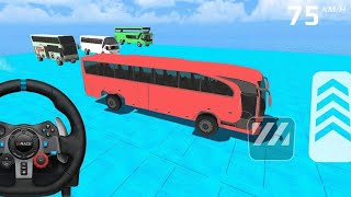🚌 Bus Driving Levels Getting Harder - Sky Ramp Mission Gameplay Android Gameplay #3 | Darcrays Play screenshot 4