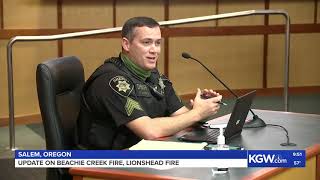 Watch Live: Marion County officials give an update on the wildfires burning in the county