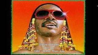 Video All i do Stevie Wonder