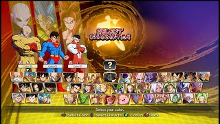 Crossover:  Omni-man (Gogeta SS4), Superman (Gogeta SSGSS), One Punch Man (Jiren) Arcade Mode | DBFZ