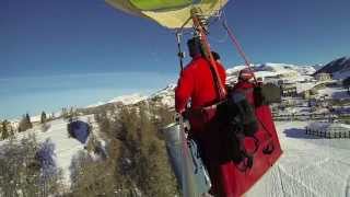 La boite Valbergane, un vol technique et merveilleux en montgolfiere à Valberg France