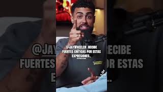 Digan Ustedes está bien que #jaywheeler  se exprese de esa manera