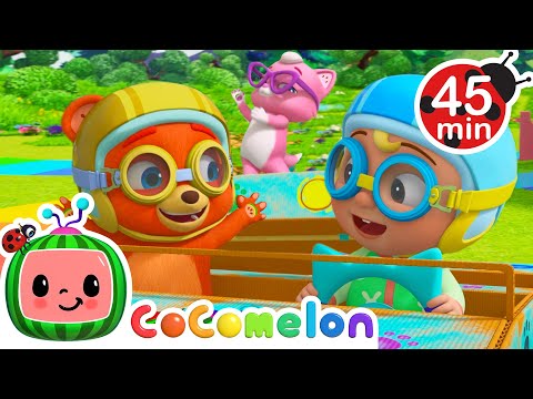 The Great Baby Animal Race | CoComelon JJ's Animal Time | Animal Songs for Kids