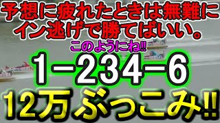 【競艇・ボートレース】「1-234-6」万張り12万ぶっこみ勝負!!