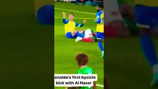 Ronaldo’s first Bicycle kick at Al Nassr