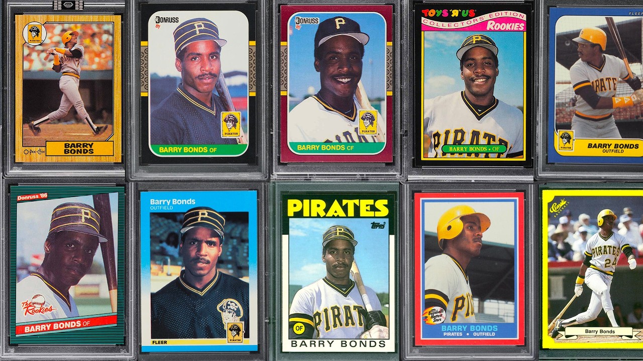 Top 16 Barry Bonds Rookie Baseball Cards Recently Sold for BIG MONEY