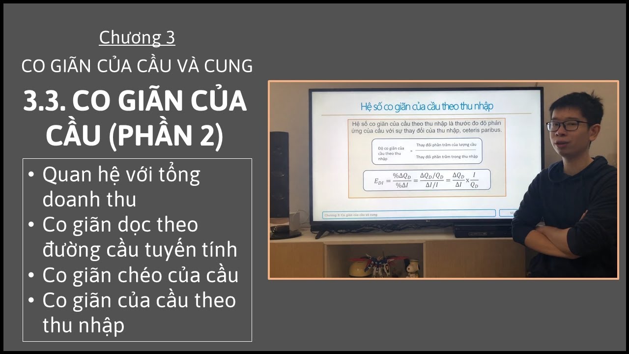 Kinh tế vi mô 1 - Chương 3 - 3.3. Co giãn của cầu... - youtube