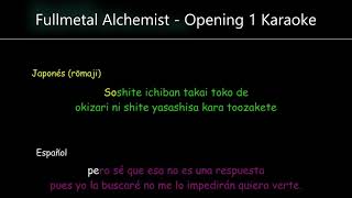 Fullmetal Alchemist  Opening 1 Melissa Instrumental TV Size | Sub Espanhol