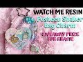 WATCH ME RESIN - Pusheen Shaker Bag Charm - Giveaway Prize For Gracie!