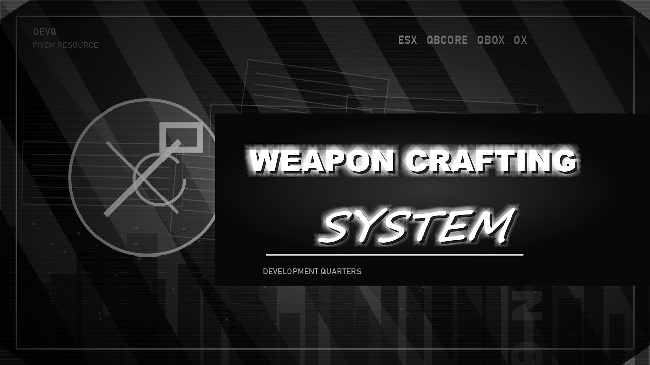 Development Quarters - Weapon Crafting System - FiveM Scripts - YouTube