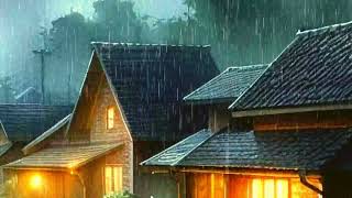 ASMR Rainfall Serenity: Nighttime Bliss | Heavy Rain Sounds For Sleeping, Relax