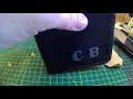 RFID Leather wallet finishing touches