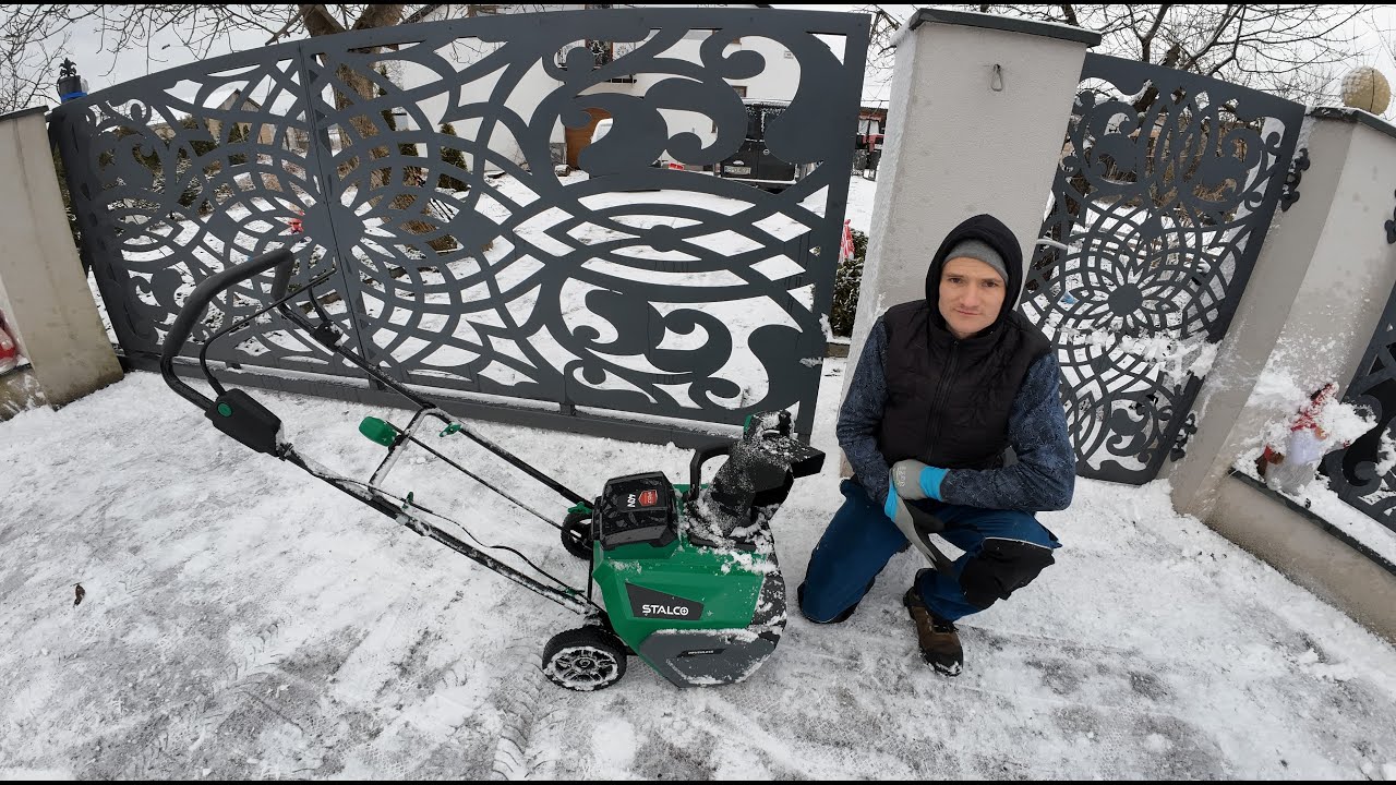 WIELKI TEST ODŚNIEŻARKI DO ŚNIEGU STALCO NA AKUMULATOR 