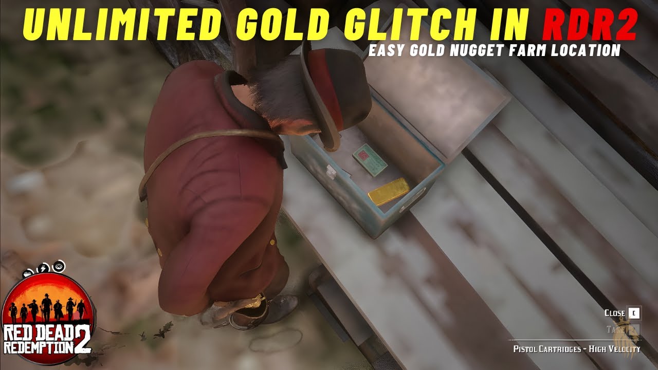 Unlimited Gold Glitch in RDR2 | Easy Gold Nugget Farm Location