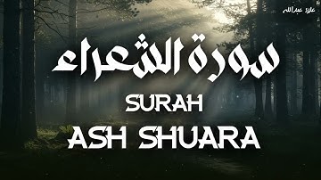 سورة الشعراء بصوت علاء عبدالله  خشوع وتأمل في آيات تهدي القلوب
