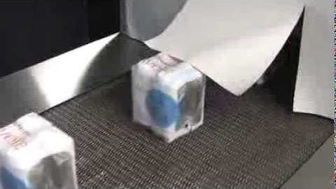 Shrink Bundling Aseptic Prisms with Clear and Printed Shrink FIlm