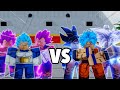 6 ULTRA INSTINCT Gokus VS 6 ULTRA EGO Vegetas in ABA!