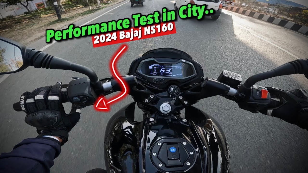 2024 Bajaj Ns160 Ride Review: Speed Test and Acceleration🔥