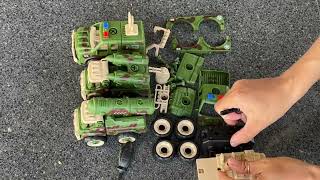 DIY military Vehicle Set toy 🪛🔧⚙️🔩