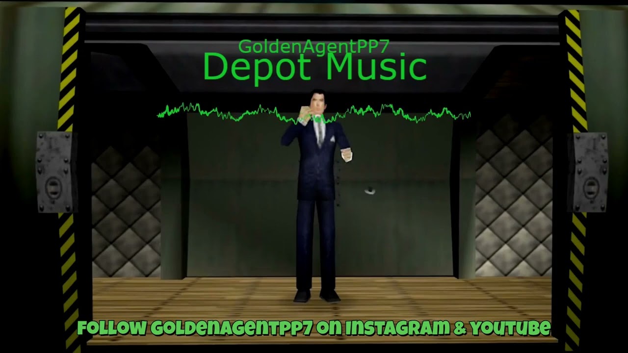 Depot Music with Audio Visualiser (Goldeneye 007 N64)