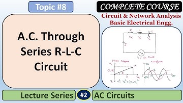 A.C. Through Series R-L-C Circuit - AC Circuits - Basic Electrical Engineering