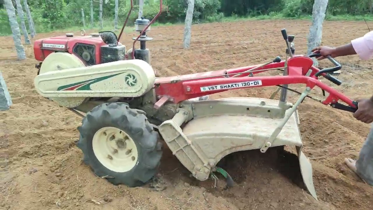 VST Shakti 130 di Power Tiller || Dry Land Preparation ||