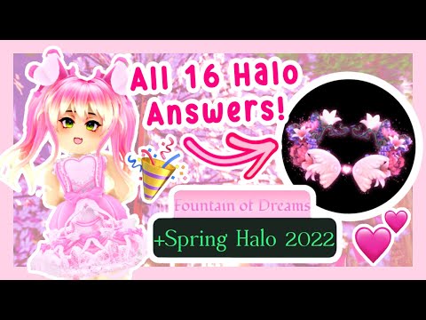 NEW SPRING HALO ANSWERS 2022 OUT! UPDATED - How to WIN THE HALO EASILY! 🌷Royale  High Tea & Updates 