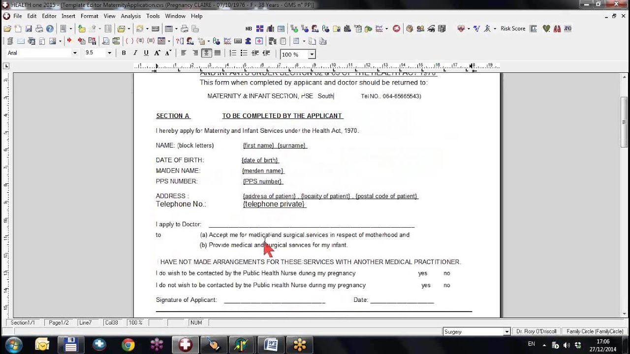 Pregnancy Template Configuration YouTube