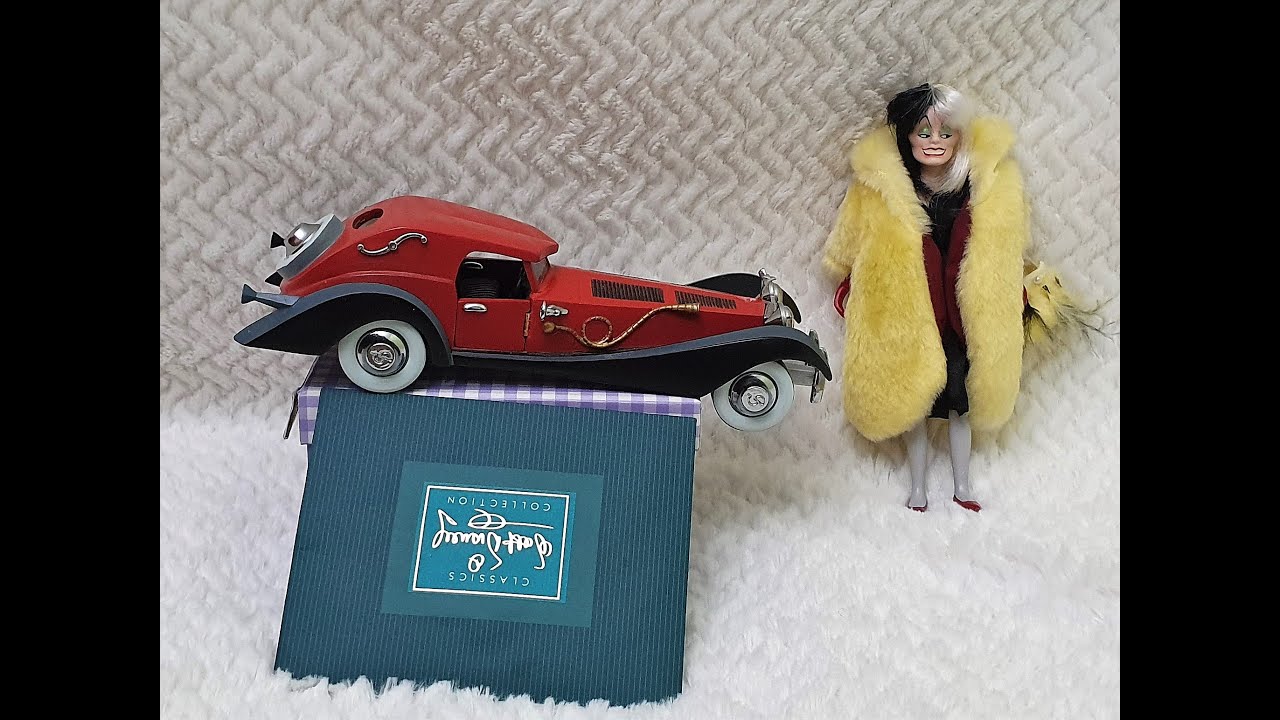 ✨💖Disney WDCC Walt Disney Classics Collection Cruella De Vil Car