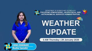 Public Weather Forecast Issued At 5 Am | January 29, 2026 - Thursday