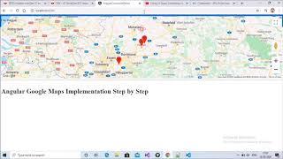 Google Map implement in angular