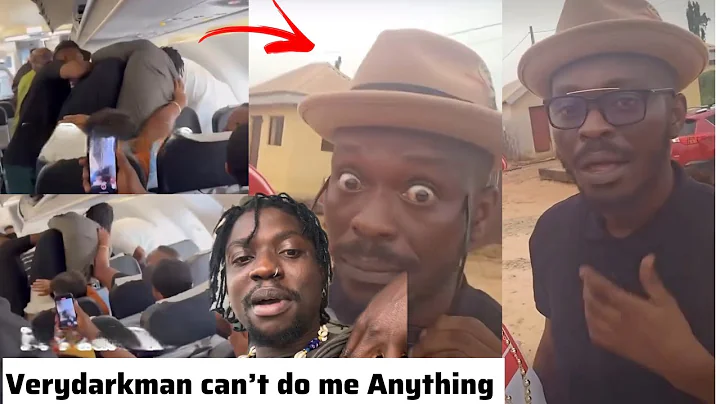 Mr Jollof React after Fight with Verydarkman inside Plane & VDM and Mr Jollof will face a Ban 