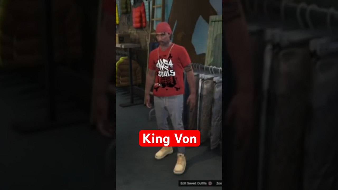 How to dress like King Von on GTA V online‼️😈 