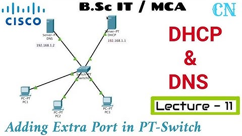 DNS and DHCP || Practicals BSc IT (CN) / MCA / BE || Lecture 11