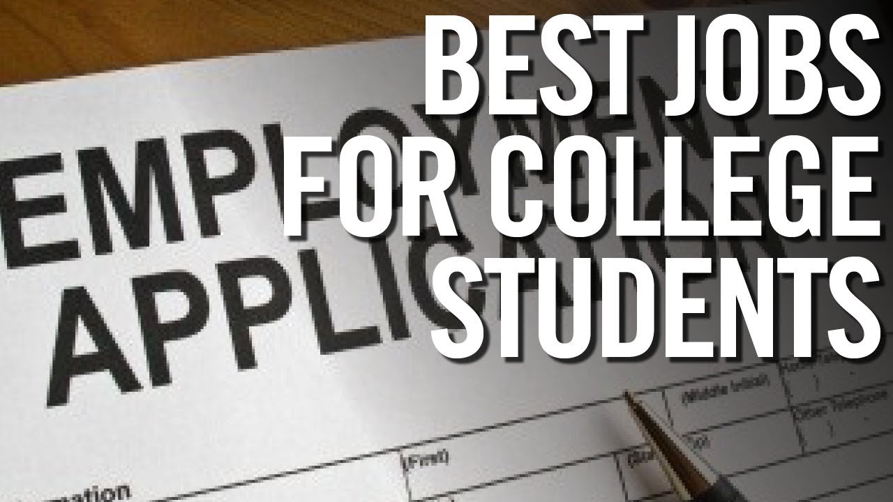 BEST JOBS FOR COLLEGE STUDENTS 🎓 Highest Paying Part-Time Jobs - YouTube