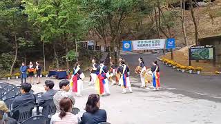#만인산자연휴양림 #트리하우스준공식 #여는마당문굿 #사물놀이학원