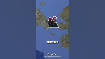 The man walking around the world