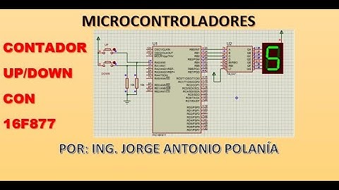 Diseñe un Contador digital con el PIC 16f877